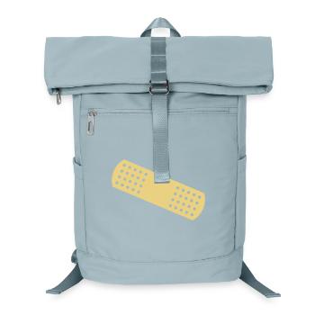Heftpflaster - Laptop-Rucksack  - Eisblau - Vorne