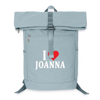 T-Shirt Ich liebe Joanna T-Shirt Geschenkidee - Laptop-Rucksack  - Eisblau - Vorne
