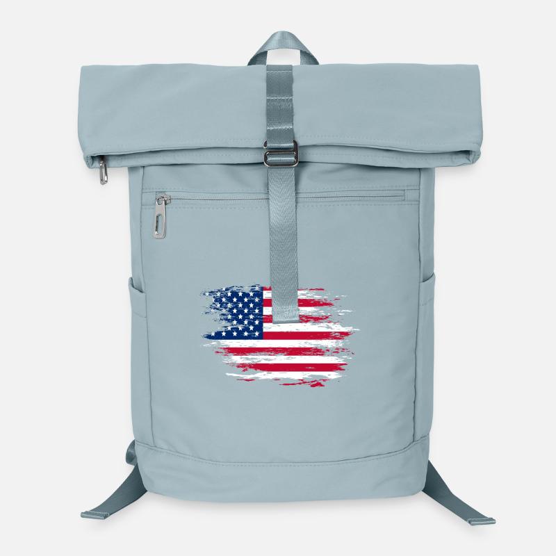USA Flagge used Laptop-Rucksack 