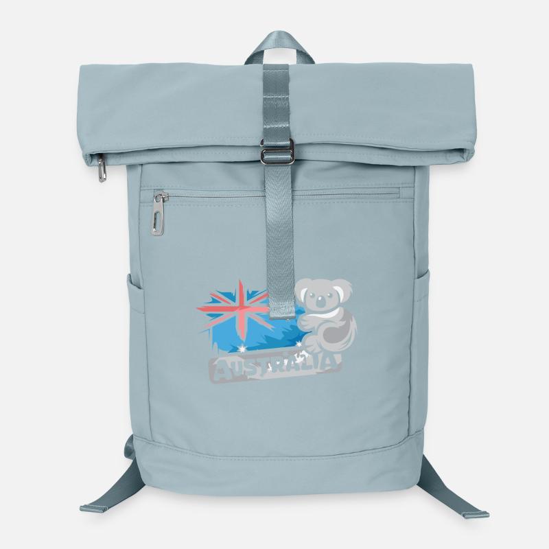 Australie Koala Bande dessinée Ours Nature Animal Logo Dessin animé Sac à dos ordinateur
