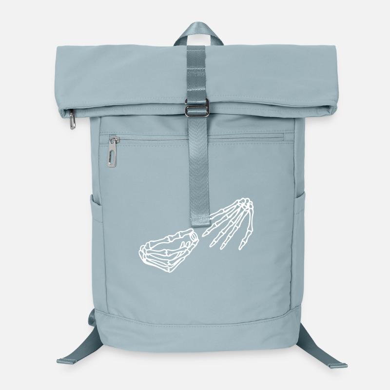 Ätherisches Skelett Hand- und Knochendesign Laptop-Rucksack 