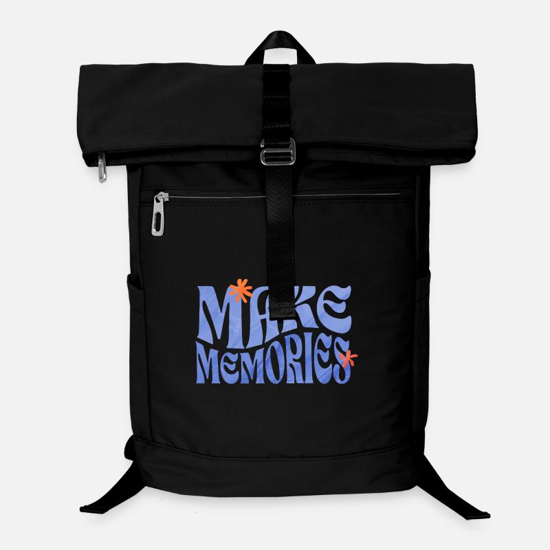 Make Memories Spruchshirt Inspiration Sac à dos ordinateur