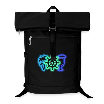 Kreuzfahrt Kreuzfahrtschiff Kreuzfahrer - Laptop-Rucksack  - Schwarz - Vorne
