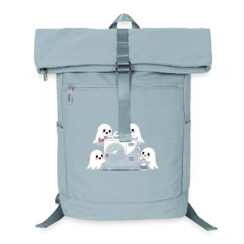 Halloween HVAC Geist Lustiges Klima Technik Motiv - Laptop-Rucksack  - Eisblau - Vorne