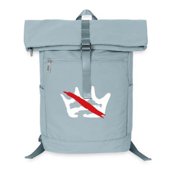 Kein König - Laptop-Rucksack  - Eisblau - Vorne