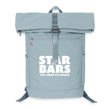 bar, barman, patron de bar - Sac à dos ordinateur - bleu glacier - Devant