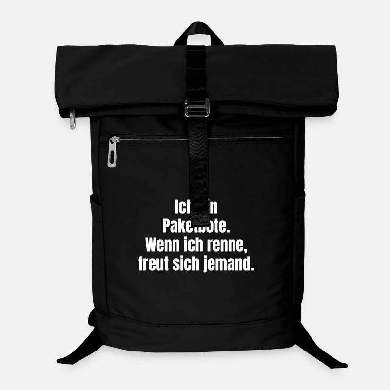 Je suis facteur de colis Running Joy - Sac à dos ordinateur - noir