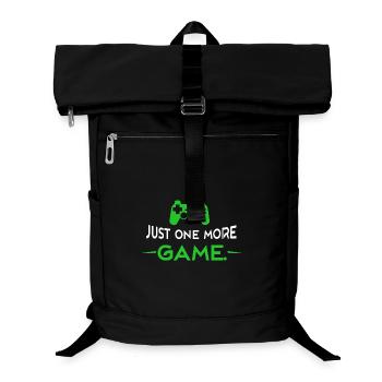 Just_one_more_game_-_play_ - Laptop Backpack - black - Front