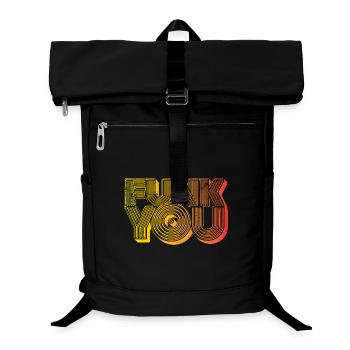Funk You - Laptop-Rucksack  - Schwarz - Vorne