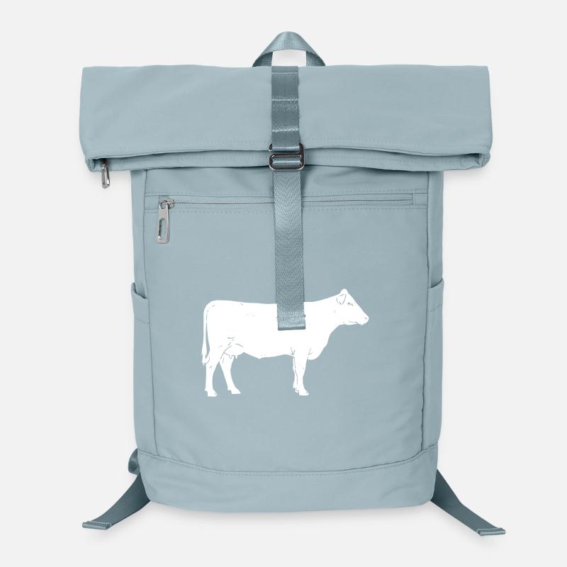Cow Cattle Farm Farmer Vector Laptop Backpack