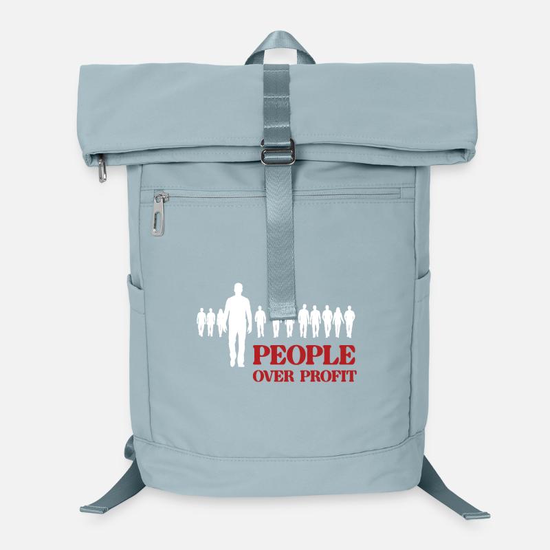 Menschen vor Profit Laptop-Rucksack 