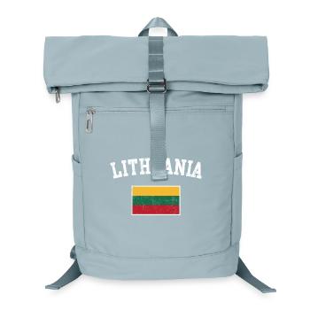 Lithuania Arc Flag Graphic - Laptop Backpack - ice blue - Front
