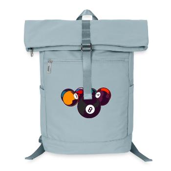 Billard 8 Ball - Laptop-Rucksack  - Eisblau - Vorne