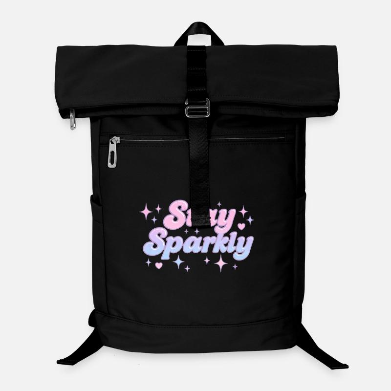 Stay Sparkly / Y2K Design Laptop Backpack