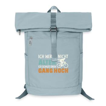 cyclist racing bike bicycle cyclist birthday - Laptop Backpack - ice blue - Front