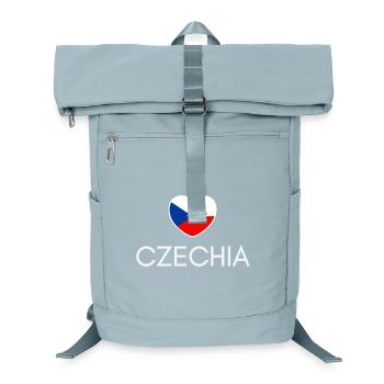 J’aime la Tchéquie, le cœur de la Tchéquie - Sac à dos ordinateur - bleu glacier - Devant