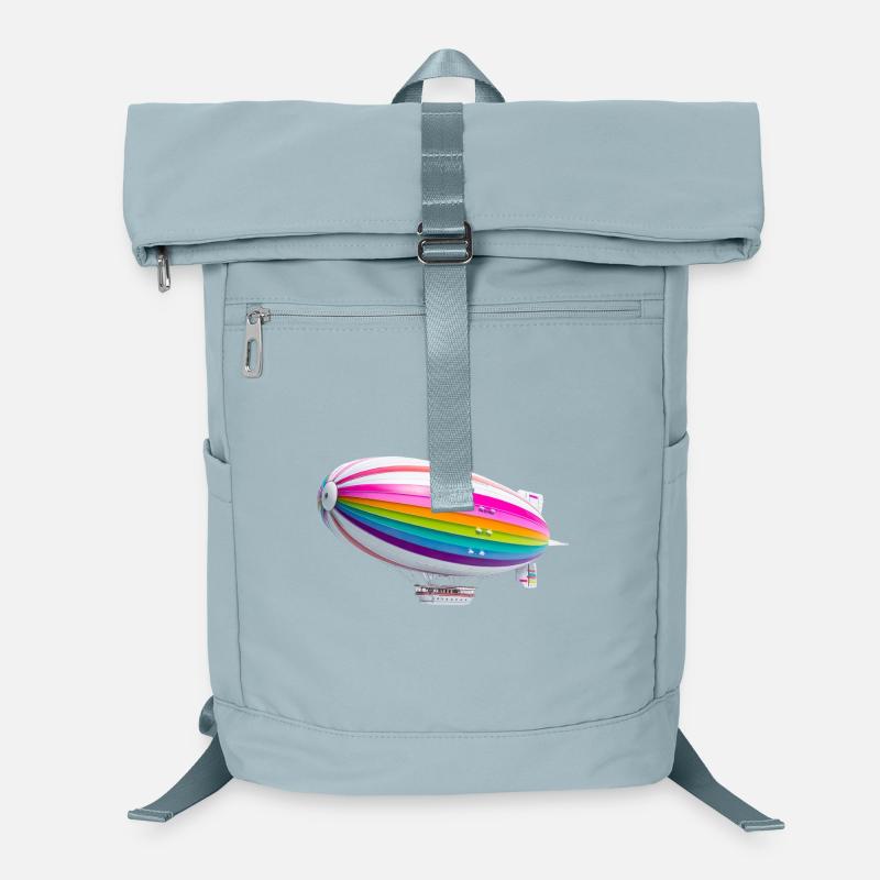 Imprimé Zeppelin arc-en-ciel Sac à dos ordinateur