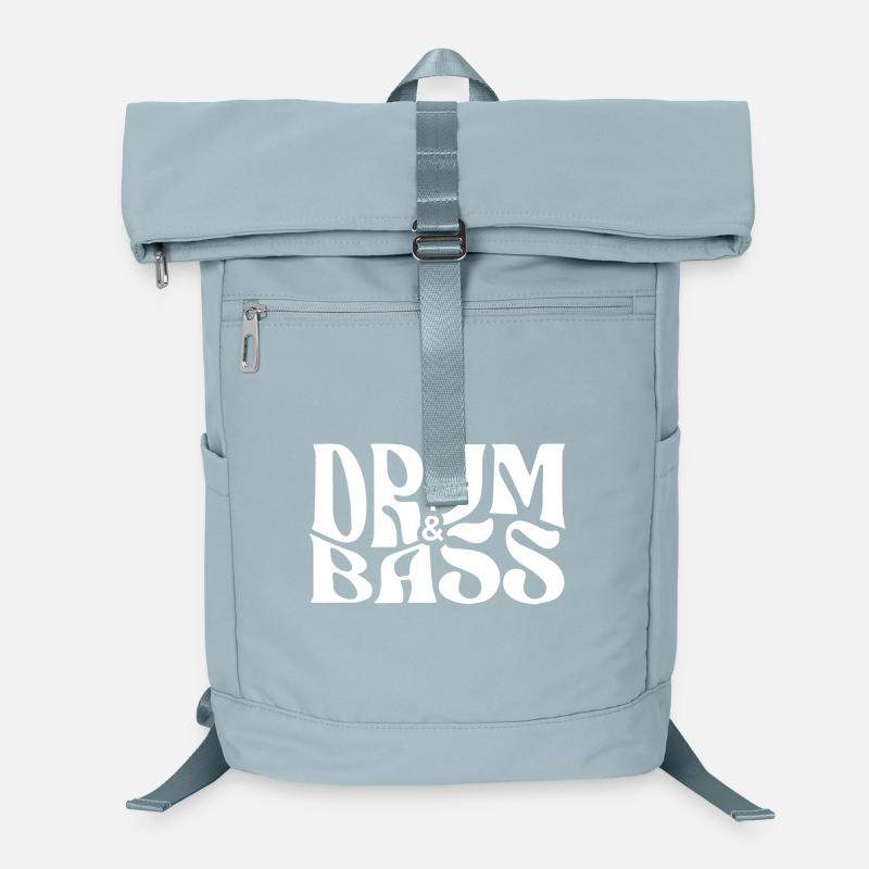 Drum & Bass Bold Glyphs Laptop Backpack