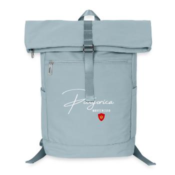 Elegantes Design von Podgorica, amo Podgorica - Laptop-Rucksack  - Eisblau - Vorne