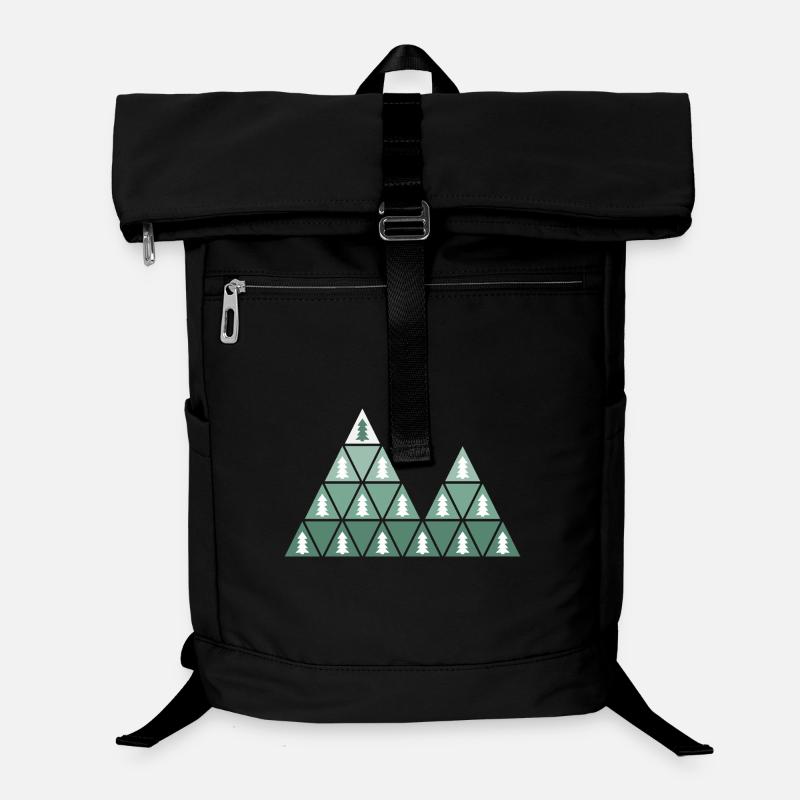Fir Trees & Mountains Laptop Backpack