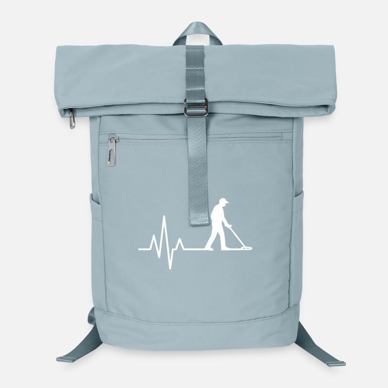 Heartbeat Metal Detecting Treasure Hunter Passion Laptop Backpack