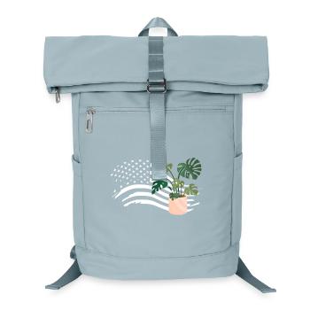 American Flag Plant Lover Plants - Laptop Backpack - ice blue - Front