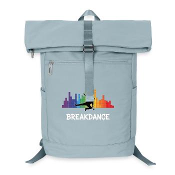 Breakdance Streetstyle Hip Hop DJ Dance - Laptop Backpack - ice blue - Front
