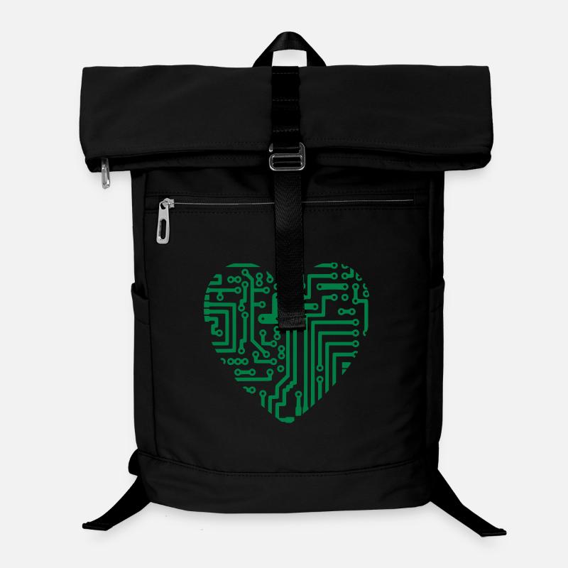 Computer Heart - Laptop Backpack - black