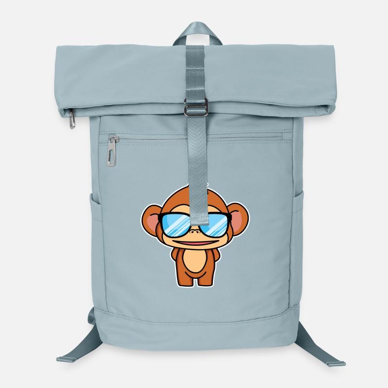 Clever little monkey - design Laptop Backpack