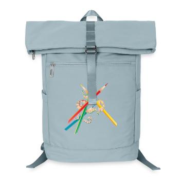Colorful crayons freshly sharpened - Laptop Backpack - ice blue - Front