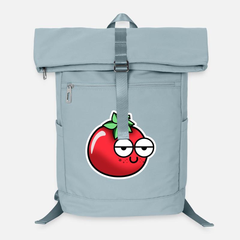 Tomate mit Gesicht Laptop-Rucksack 