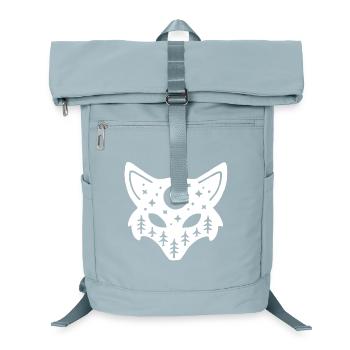 White fox totem of nature - Laptop Backpack - ice blue - Front