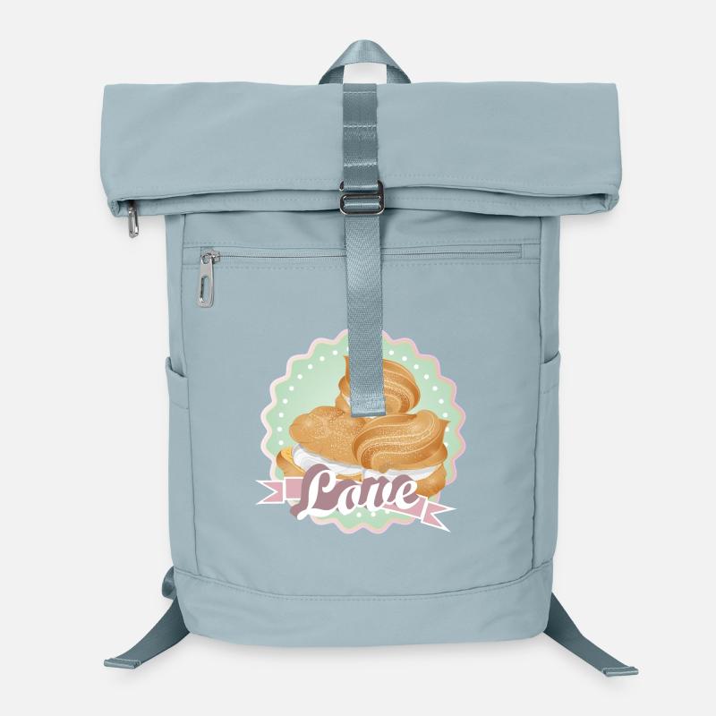Illustration de trois choux à la crème fourrés Sac à dos ordinateur