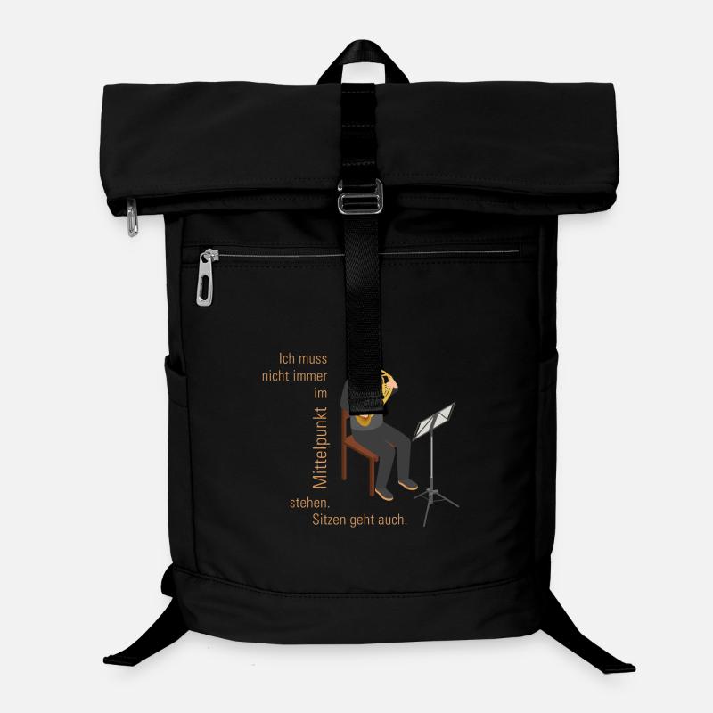 Ich muss nicht immer im Mittelpunkt stehen | HORN Laptop-Rucksack 