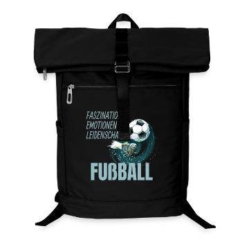 Faszination - Emotionen - Leidenschaft - Laptop-Rucksack  - Schwarz - Vorne