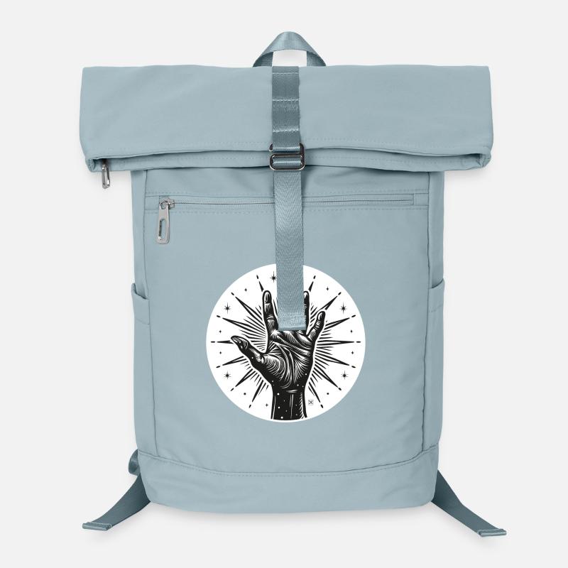 Sternhand mit Blitzen Laptop-Rucksack 