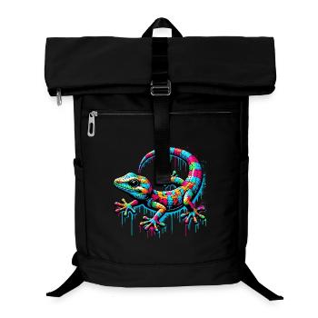 Gecko - Laptop Backpack - black - Front