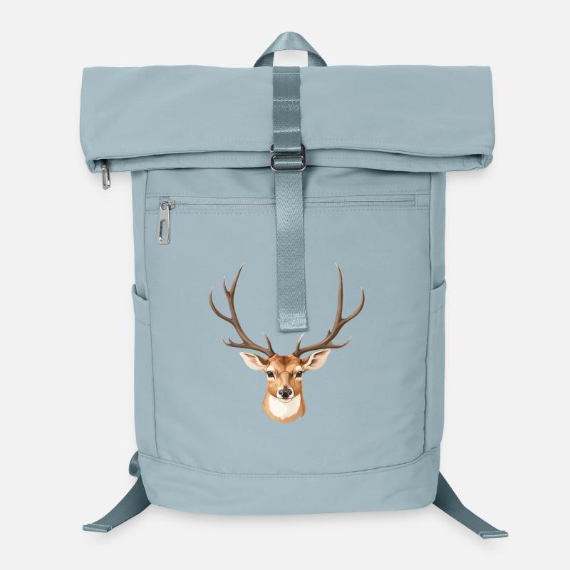 Tête de cerf mignonne Sac à dos ordinateur