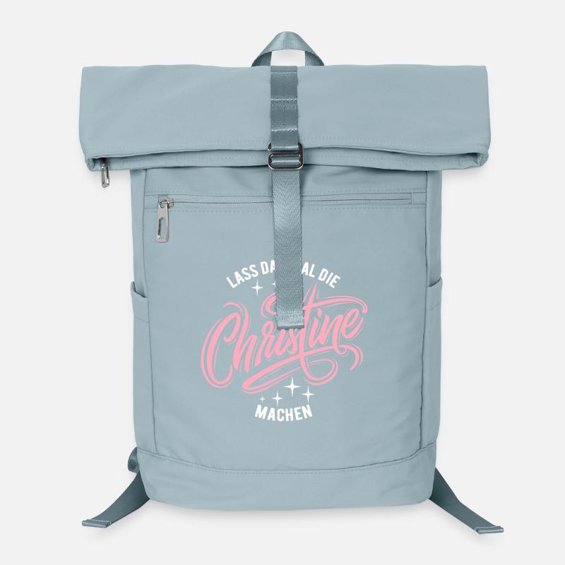 Lass das mal die Christine machen - Namenstag Laptop-Rucksack 