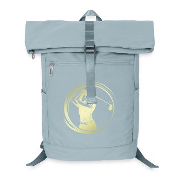 Golfer Silhouette - Laptop Backpack - ice blue - Front