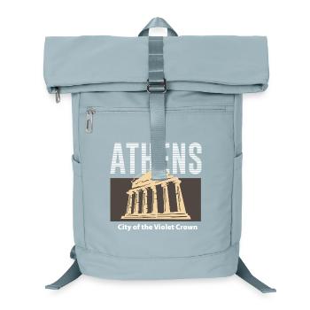 Athens City of the Violet Crown - Laptop Backpack - ice blue - Front