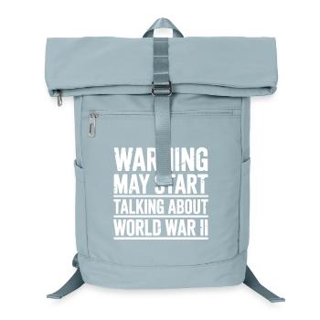 Histoire vintage de la Seconde Guerre mondiale pour les historiens - Sac à dos ordinateur - bleu glacier - Devant