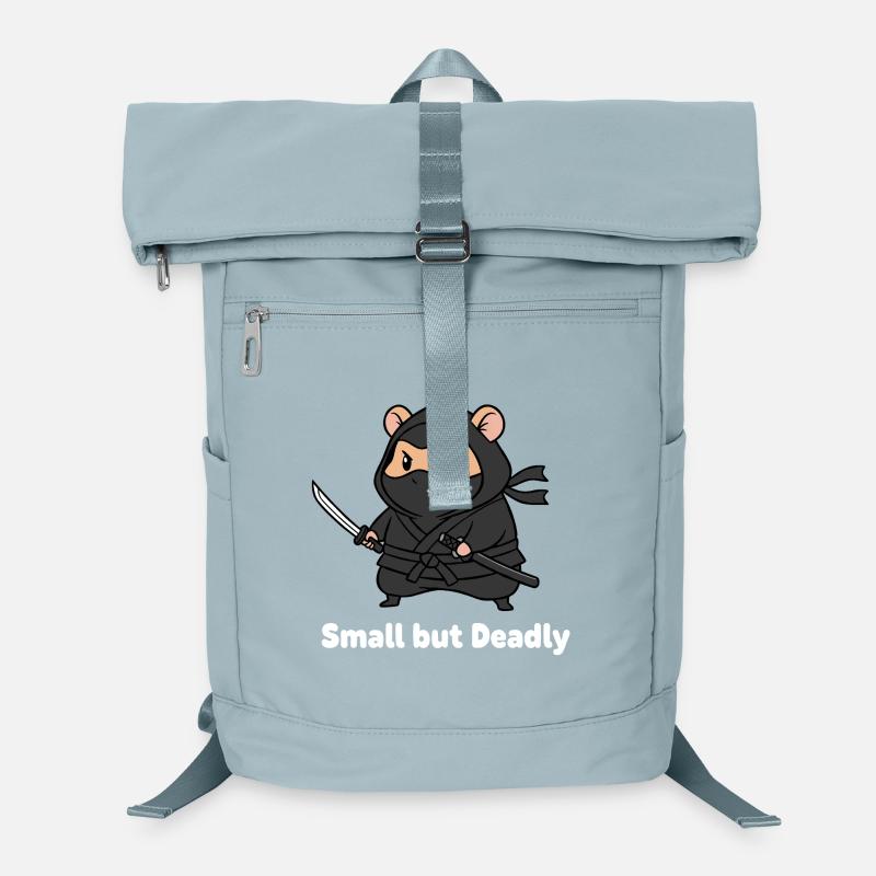 Kleiner Ninja mit Schwert Laptop-Rucksack 