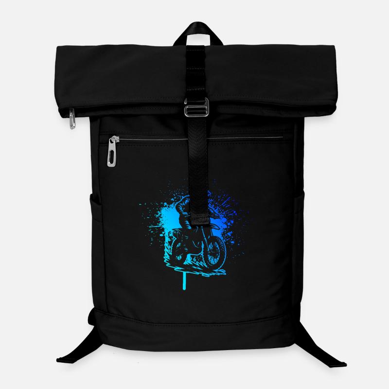 Characterful motocross design Laptop Backpack
