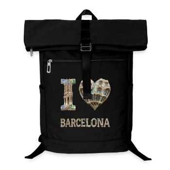 Barcelona – Organische Architektur - Laptop-Rucksack  - Schwarz - Vorne