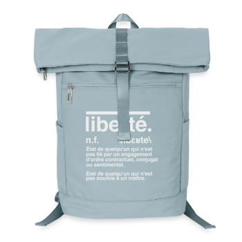 Liberté Définition Style Dictionnaire  - Sac à dos ordinateur - bleu glacier - Devant