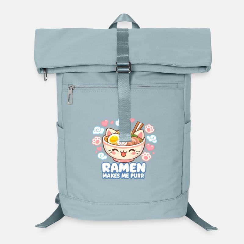 Kawaii Katze Ramen Nudeln Anime Katze Laptop-Rucksack 