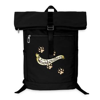 Woodwalkers Lettrage Courbé Avec Pattes - Sac à dos ordinateur - noir - Devant