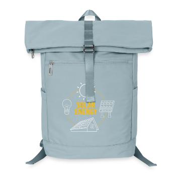 Solarzellen Sonnenenergie Erneuerbare Energien - Laptop-Rucksack  - Eisblau - Vorne