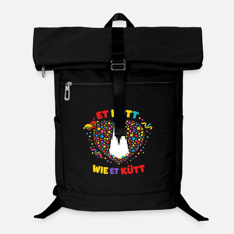 Karneval Köln Jeck Konfetti Party Kostüm Laptop-Rucksack 